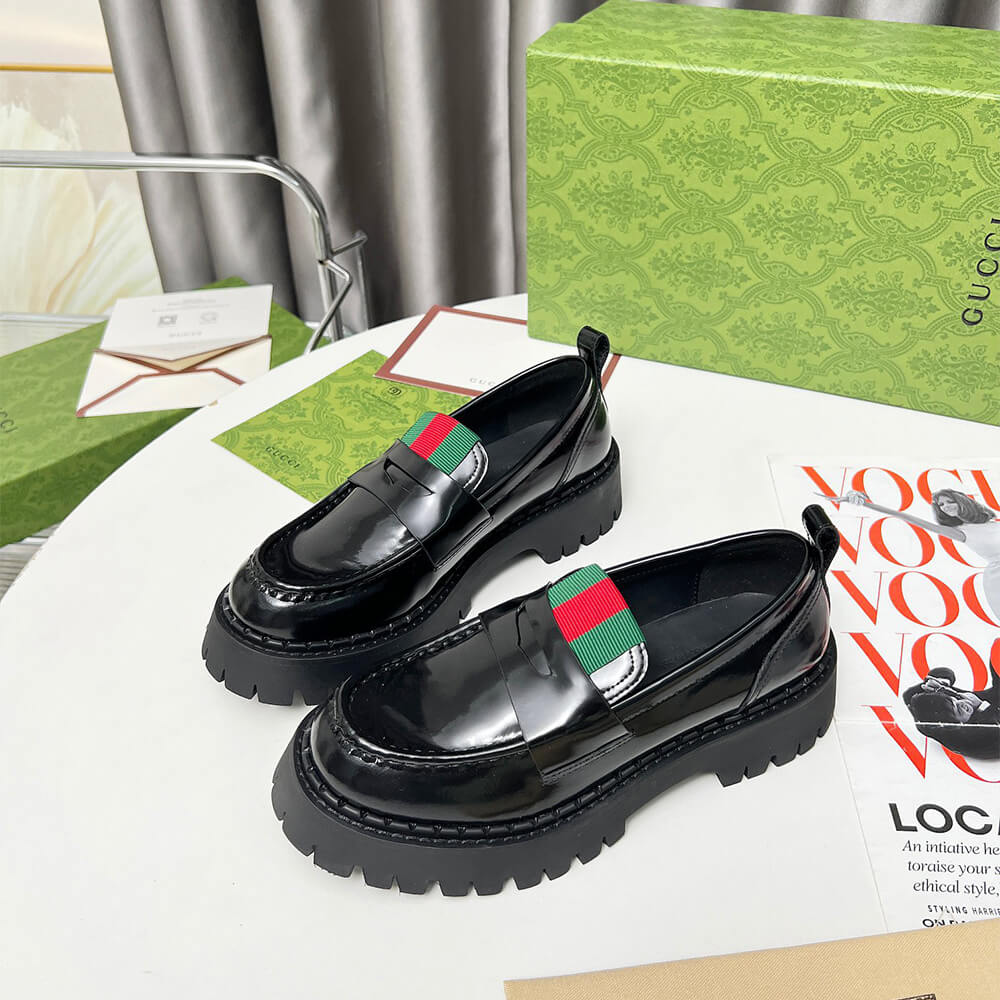 Gucci Women s loafer with Web