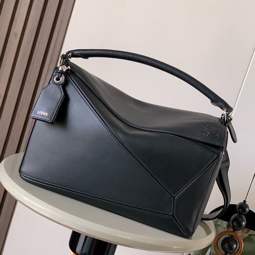 Loewe Large Featherlight Puzzle bag in nappa lambskin(HIGH-END GRADE)